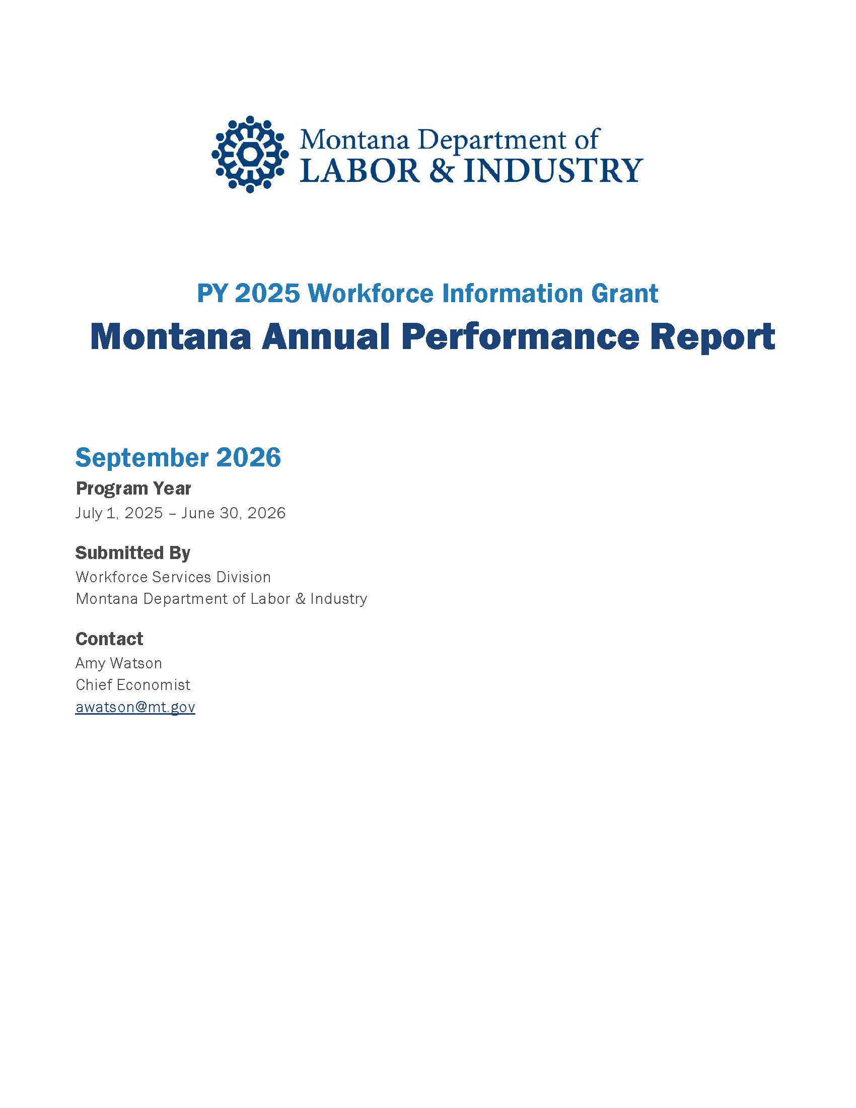 MT WIG PY2025 Annual Performance Report Final
